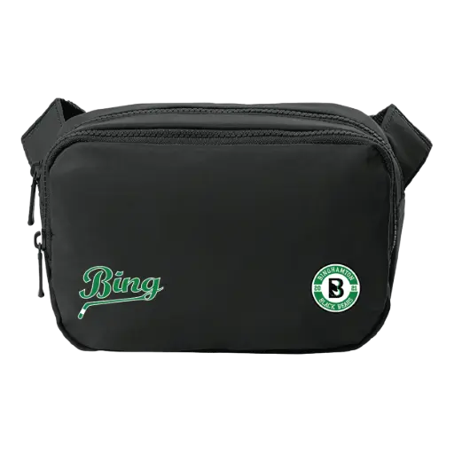 [BG938-Deep Black] Binghamton Black Bears Crossbody Bag - ONLINE EXCLUSIVE