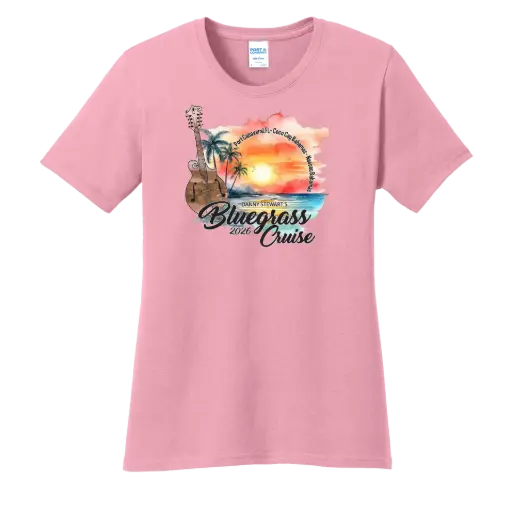 2026 Danny Stewart Bluegrass Cruise - Ladies Tshirt! 