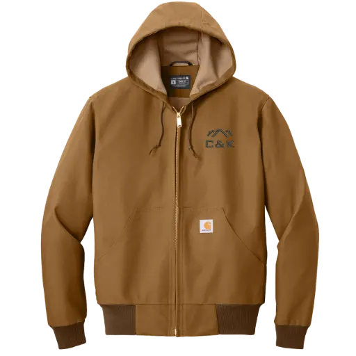 C&K Construction - Embroidered Carhartt Thermal Lined Full Zip