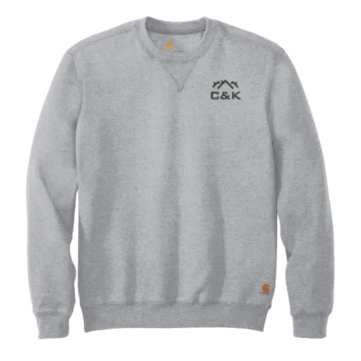 C&K Construction - Embroidered Carhartt Crewneck