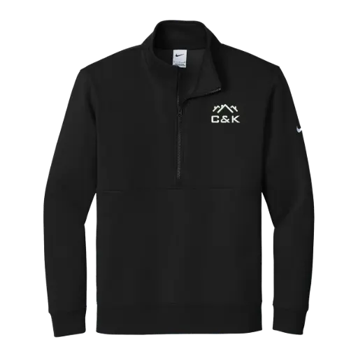 C&K Construction - Embroidered Nike Fleece 1/2 Zip