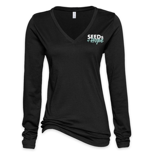 SEEDS of Hope - Ladies Long Sleeve V Neck