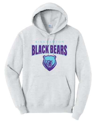 Binghamton Black Bears Inverse Live Print - Adult Hoodie