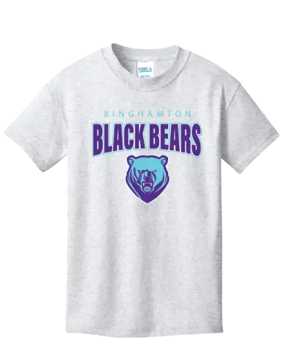 Binghamton Black Bears Inverse Live Print - Youth Tshirt