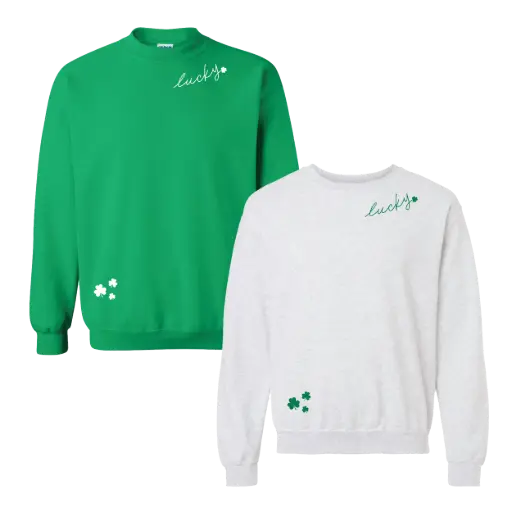 Lucky Shamrock Crewneck