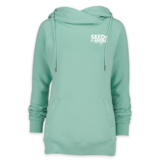 SEEDS of Hope - Ladies Cowl Neck Sweatshirt