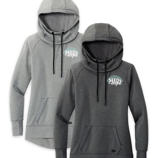 SEEDS of Hope  - Ladies Tri-Blend Hoodie - Design 2