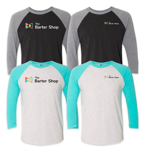 Barter Shop 3/4 Sleeve Baseball Tee