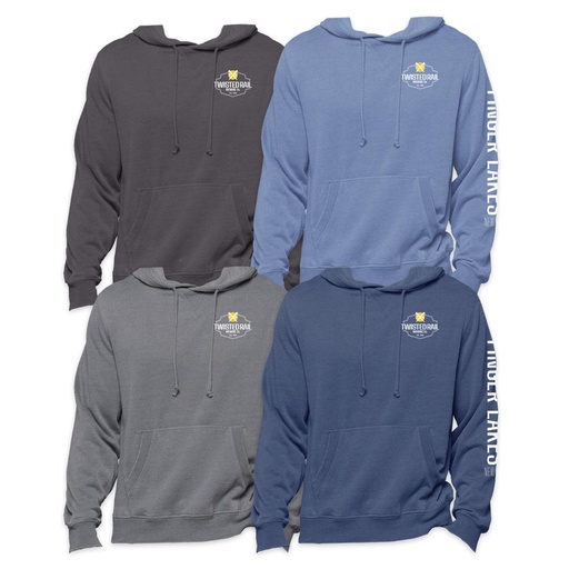 Twisted Rail Vintage Fleece Hoodie