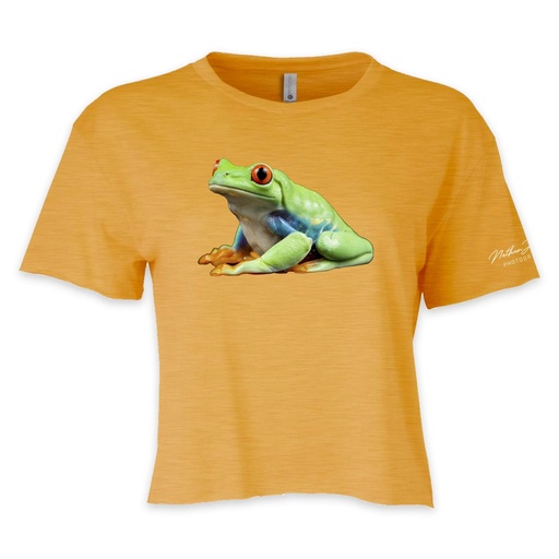 Nathan Jordan Photography - Red Eye Frog Cropped Tee