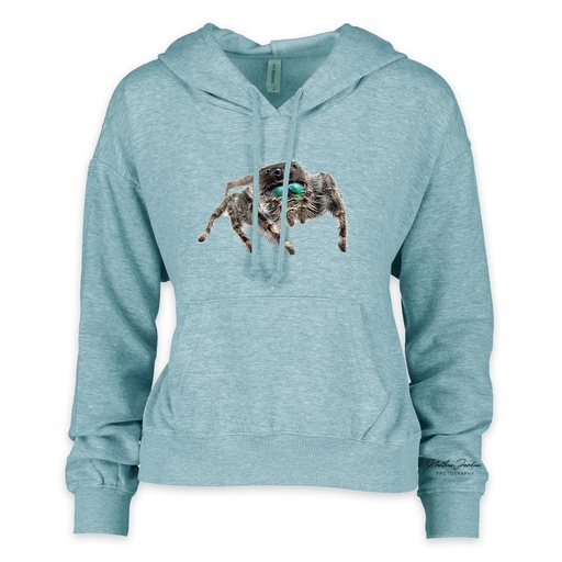Nathan Jordan Photography - Jump Spider Cropped Hoodie