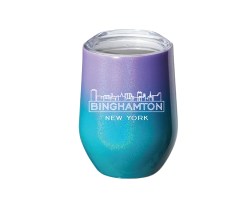 Binghamton NY Travel Stemless Wine Glass