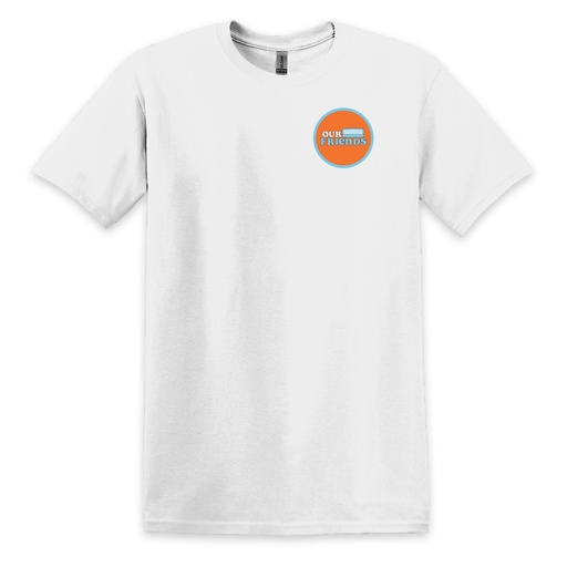 Our Friends T-Shirt - Orange Circle