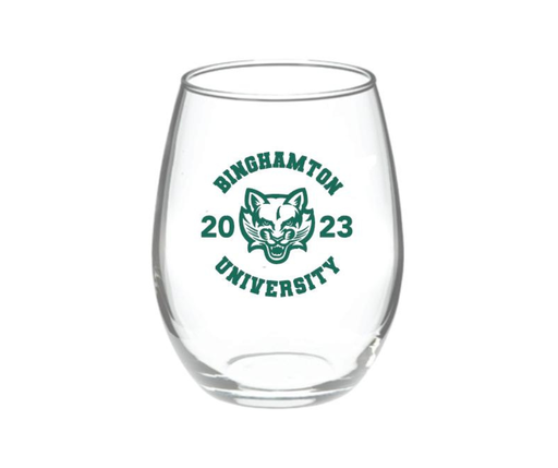 [G626] Binghamton University 2023 Stemless Wine Glass