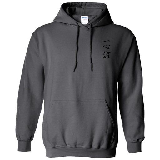 Irondequoit Martial Arts Hooded Sweatshirt - Charcoal