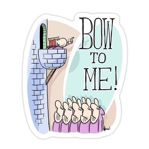 Wizard of ID - Bow to Me Sticker
