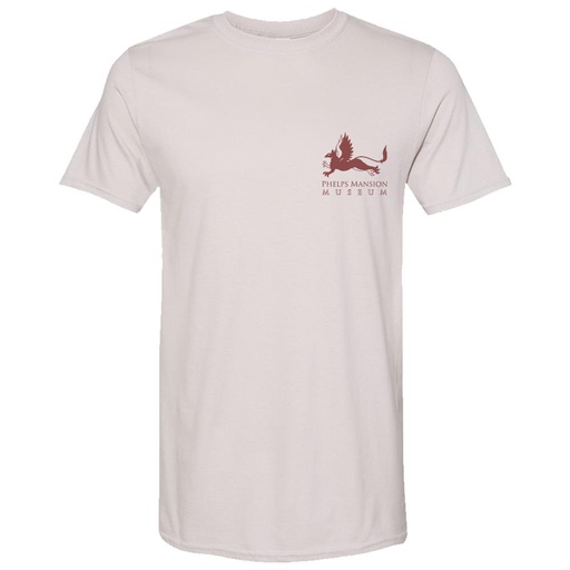 Phelps Mansion T-Shirt Grey with Gryphon