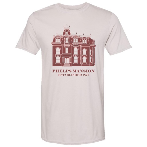 Phelps Mansion T-Shirt Grey with Mansion