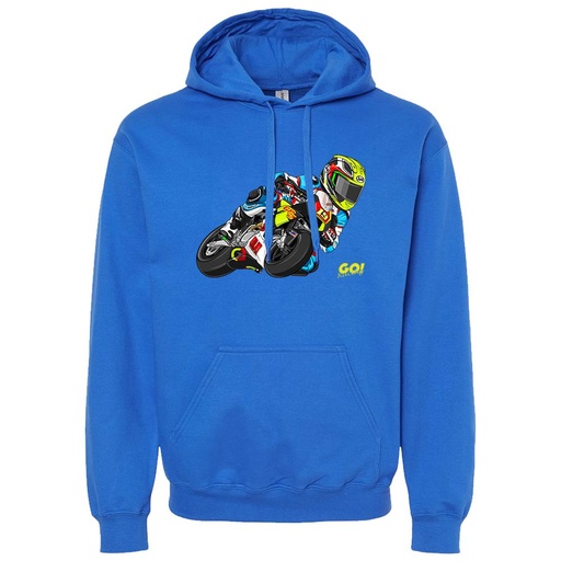 Tyler Kuhn GO! Racing Hoodie Royal Blue