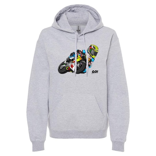Tyler Kuhn GO! Racing Hoodie Sport Grey