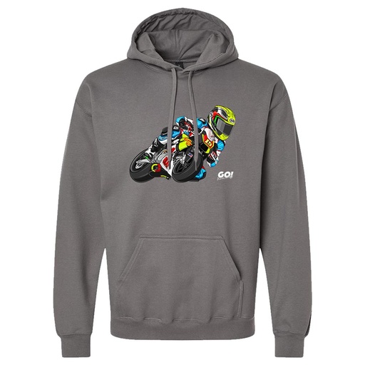 Tyler Kuhn GO! Racing Hoodie Charcoal