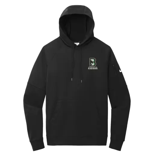 Binghamton Black Bears Nike Therma-FIT Pocket Pullover Fleece Hoodie