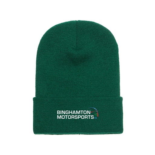 [1501KC-Spruce Green] Binghamton Motorsports Beanie in Green