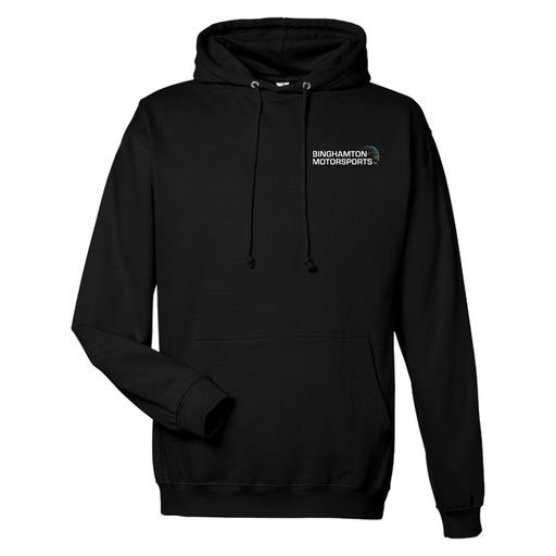 Binghamton Motorsports Hoodie Design 2 in Black