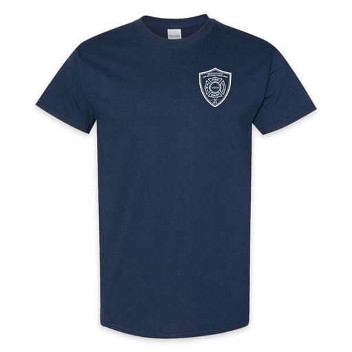 ON DUTY- Hancock Fire Department Short Sleeve Tee (Front Only- White Logo)