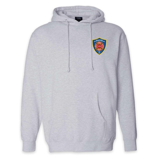 LEISURE WEAR- Hancock Fire Department Hooded Sweatshirt (Front Only Full Color Logo)
