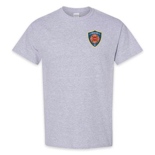 ON DUTY- Hancock Fire Department Short Sleeve Tee (Front Only- Full Color Logo)