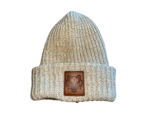 [SP90-Oatmeal] Bearcat Chunky Knit Beanie!