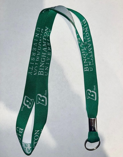[WOVEN-34 ID Production So] Binghamton University Lanyard!