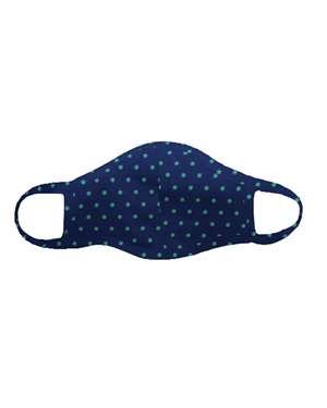 [HJAC0806] Blue Polka Dot Face Mask