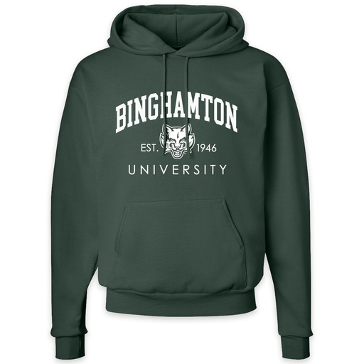 Green Binghamton University Hoodie