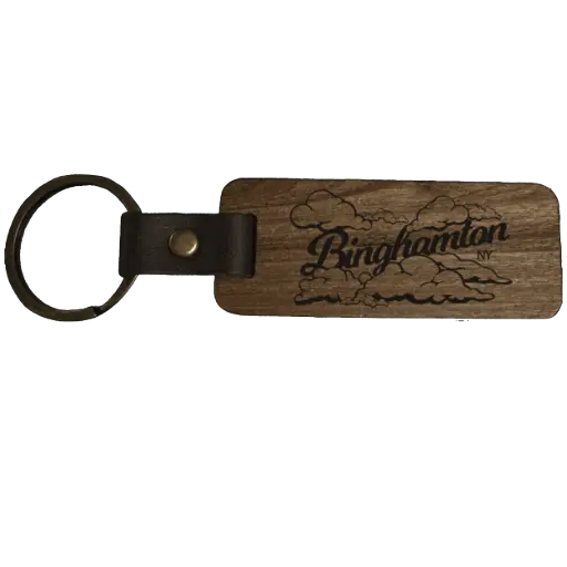 Binghamton Cloud Keychain